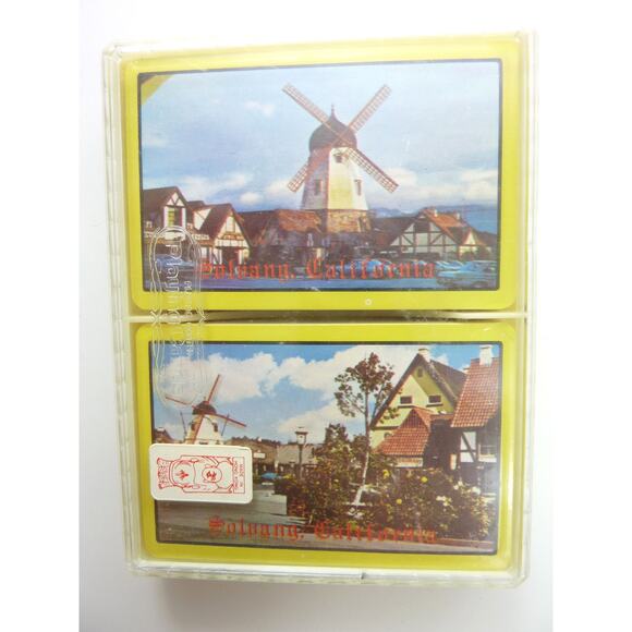 Vintage Solvang California Playing Cards - Picture 1 of 4